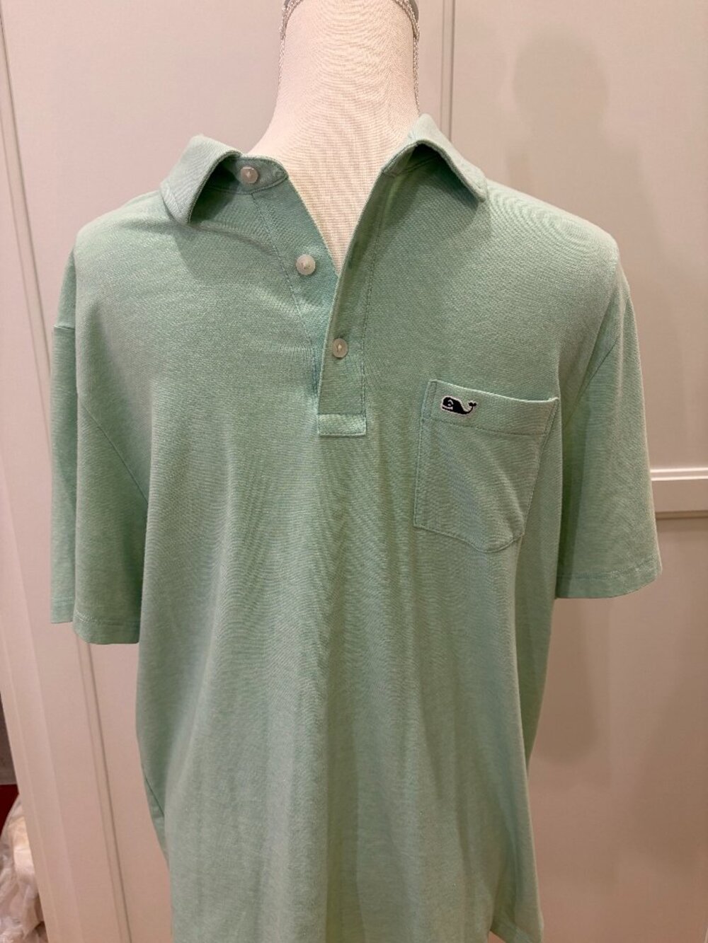 Heathered Mint Vineyard Vines Edgartown Polo